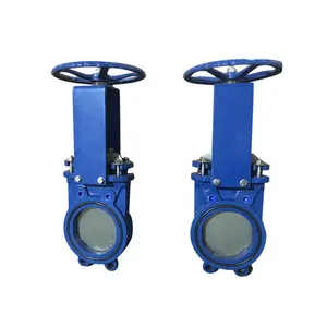 High Quality Ductile Iron Body PN16 DN50-DN1600 slurry knife sluice gate valve