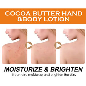 Loción corporal blanqueadora de cacao Hidratación profunda con extracto de aloe de manteca de karité 100g para el cuidado corporal de exportación - Product Image 6