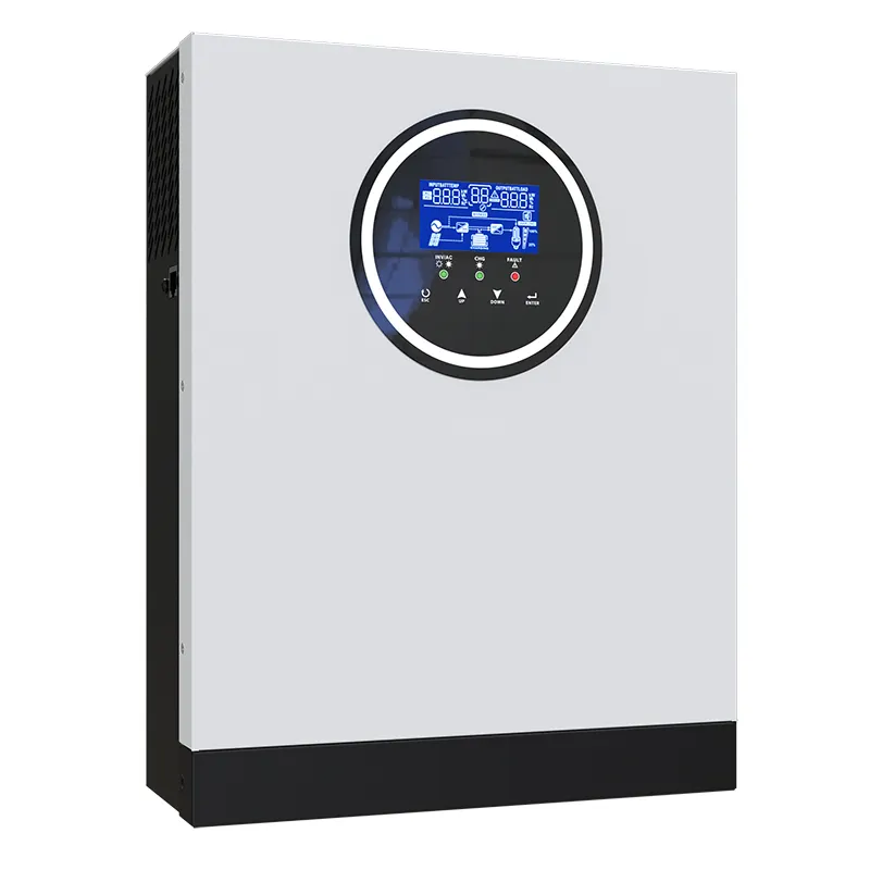 3Kva Off Grid Hybrid Inverter 80A Mppt Solar Charge Controller Pure Sine Wave Home Energy System Hybrid Inverter