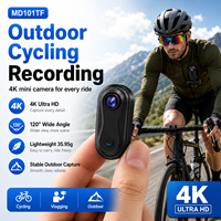 4K/1080p Thumb Action Kamera MD101 Mini Spor Kamerası 120 Geniş Açı IP67 Su Geçirmez WiFi Giyilebilir Taşınabilir Bisiklet Kamerası Video Kaydedici