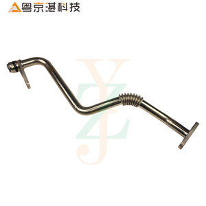 Tubo de retorno de aceite del turbocompresor LR029975 para Land Rover Defender, pieza de repuesto de aleación de aluminio - Product Image 2