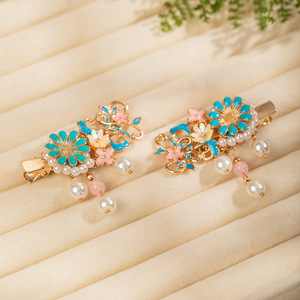 Accesorios para el cabello estilo Hanfu antiguo, estilo corte imperial, elegantes pinzas para el cabello con diseño cloisonné, pinzas para el cabello versátiles de estilo chino, clásicas. - Product Image 4