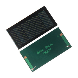 Panel surya Mini 5V 60MA 0.3W, untuk DIY mainan listrik sel fotovoltaik sistem tenaga surya 68*37MM sel surya kecil - Product Image 3