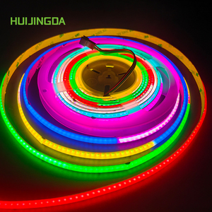 New 12V 24V 720LED/M 10 mét PCB 5m/cuộn IP20 ws2811 IC <span class=keywords><strong>RGB</strong></span> linh hoạt COB <span class=keywords><strong>LED</strong></span> Strip ánh sáng - Product Image 1