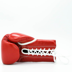 Guantes de Boxeo de Diseño Personalizado para Fitness y Gimnasio de Cuero PU para Combate y Entrenamiento con Cierre de Cordones Estilo Winning de Fábrica China - Product Image 4