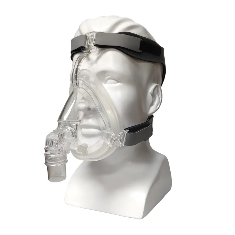 หน้ากาก CPAP แบบครอบทั้งใบหน้า,สำหรับเครื่องช่วยหายใจ BiPAP อัตโนมัติ BMC, Resmed, Respironics, Yuwell