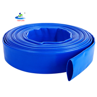 Tuyau d'irrigation flexible pour ferme, tuyau plat en PVC de 2 pouces, 3/4 pouce