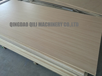 Presse hydraulique OEM QILI pour laminage de papier, machine semi-automatique pour bois et MDF, 18 m/min, haute efficacité, traitement du bois