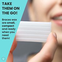 Cire dentaire orthodontique de qualité supérieure pour soins quotidiens, cire comestible 100 % de qualité alimentaire pour appareils dentaires
