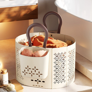 OWNSWING Folding Dirty Clothes <strong>Basket</strong> <strong>Laundry</strong> <strong>Basket</strong> Portable Dirty Clothes <strong>Basket</strong> Foldable Wall Mounted Storage <strong>Basket</strong> - Product Image 3