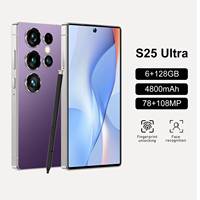 Téléphone portable S25 Ultra 5 pouces 5G Deca Core HD double SIM pour personnes âgées et enfants, grand écran, facile à utiliser, version mondiale, éducatif