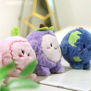 Groothandel Relatiegeschenken Tas Bedels Klein Ontwerp Kawaii Zacht Mini Knuffel Custom Pluche Sleutelhanger - Product Image 5