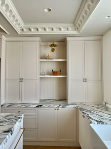 法式橱柜颜色多样 ATM奶白色墨水黑铜纽扣瓷砖底轻奢画风人性化价格实惠 - Product Image 2