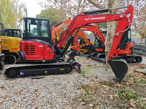 Mini pelle sur chenilles Yanmar Vio55-6e 5.5 tonnes fabriquée au Japon avec PLC et moteur à haute puissance de creusement utilisé modèle ZX55 - Product Image 2