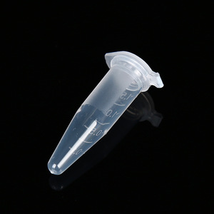 Yuan Yi Centrifuge <b>Tubes</b> 1.5ml Large Cap No Teeth Pointed Bottom Graduated Transparent <b>Plastic</b> For Lab Use - Product Image 3