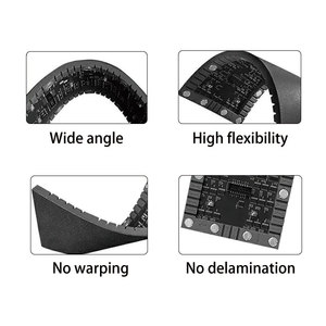 Tùy chỉnh trong nhà P3 mềm Module LED hiển thị nhà máy cong linh hoạt Màn hình LED - Product Image 3