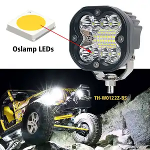 4x4 Led Work Light 3 Inch Truck Led Lamp Led Off-road Lights Led Fog/driving Lights For Motorcycle Headlight