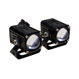 SENLO X1Plus 50W LED <span class=keywords><strong>Mini</strong></span> luces de conducción Nuevo Faro de lente <span class=keywords><strong>azul</strong></span> de doble color y luz antiniebla 6000K Temperatura de color para motocicletas - Product Image 1