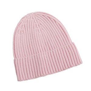 Knitted Wool Hat Winter Warm Windproof Ski Cap For Men Adult Black Navy Blue Ginger Yellow Heather Gray Light Pink - Product Image 4
