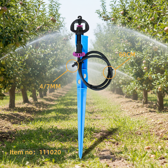 SUPERNETs Agriculture Irrigation Pressure Compensated Micro Sprinkler with Stake