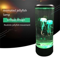 Lampe LED USB 5V moderne en ABS en forme de méduse, créative, à changement de couleur, dôme d'ambiance, lampes de table pour chambres, design transfrontalier