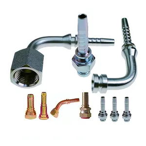 Hydraulikschlauchbeschläge 12611 Hydraulikrohrbeschläge Jic / Bsp / Bspt / Npt / Metrisch / Orfs / Sae Hydraulikschlauchbeschläge für Schlauch