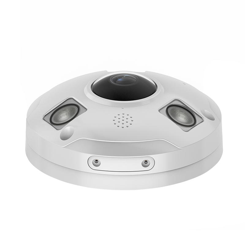Industrial 12MP Metallic Fisheye IP Camera - 360° Wide-Angle Panoramic View · image 1