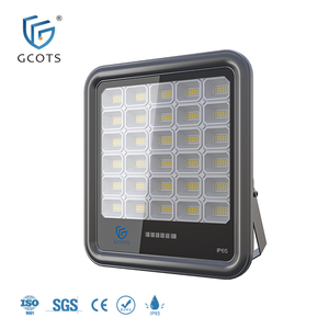 GCOTS 150W 300W 300W 400W 500W IP65 Waterproof Aluminum Housing External Lighting Security Led Solar <b>Flood</b> <b>Light</b> for Courtyard - Product Image 1