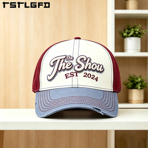 Gorra de Béisbol de 6 Paneles con Logotipo Personalizado, Estilo Urbano, Venta al Por Mayor, Visera Desgastada, Gorra de Algodón Lavado con Bordado, Fabricante - Product Image 2