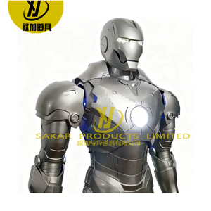 Personalizada eléctrica <span class=keywords><strong>Iron</strong></span> <span class=keywords><strong>Man</strong></span> MK2 Cosplay disfraz usable armadura película evento accesorios incluye trajes conjunto - Product Image 2