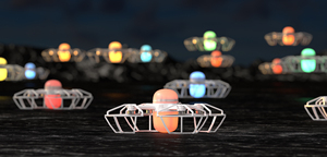 Drones synchronisés pour spectacles lumineux lors d'événements, technologie interactive de spectacle lumineux par drones en formation pour festivals et projections à grande échelle - Product Image 5