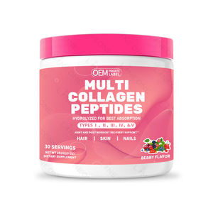Suplemento para piel, uñas, huesos y articulaciones saludables Colágeno Proteína hidrolizada Batido en polvo Colágeno en polvo - Product Image 1