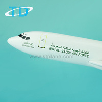 Modèle de bureau de grande taille Boeing B707 Maquette 47CM Saudi Air Force Cadeau d'affaires