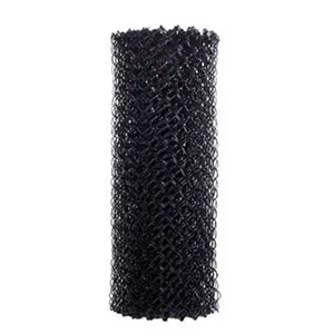 High Quality Used Chain Link Fence Galvanized Pvc Coated Roll Mesh Wire Fence For Sale