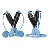 Corde à sauter pondérée en PVC sans fil corde à sauter d'exercice de fitness numérique intelligente avec compteur en matière plastique
