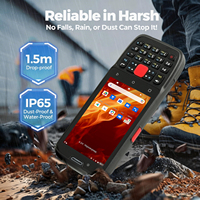 RT-T40 Terminal de Datos Móvil Resistente con Pantalla Táctil Android 13, Teclado Completo, PDA para Logística de Almacén, Escáner de Código de Barras 2D