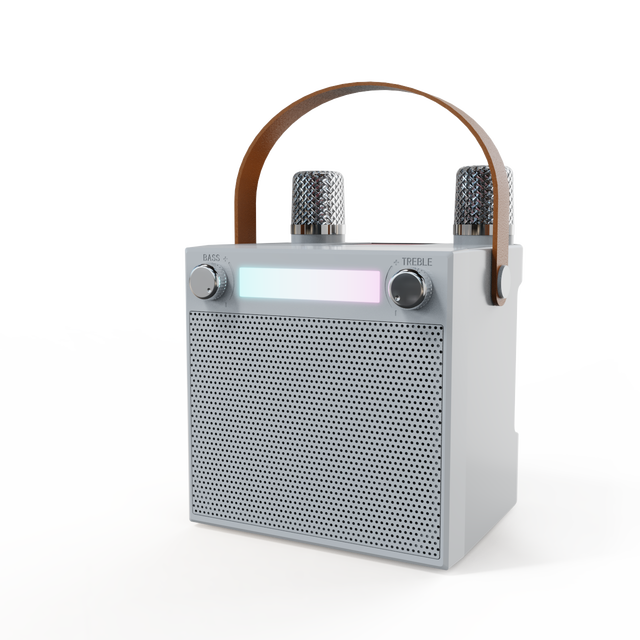 Karaoke Portable bluetooth Speaker Karaoke Speaker with Mic and bluetooth Dual Wireless Microphone Family KTV Sound