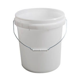 Innopack - Cubeta de Plástico Transparente de 5 Galones con Tapas Azules, Grado Alimenticio, Cubeta Grande para Agua, Helado, con Boquilla - Product Image 3