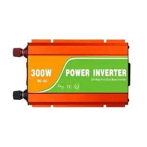 Onduleur électrique de 700w, commutateur automatique dc à ac, batterie rechargeable, 12v, ac 220v, avec chargeur de batterie