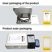 Télécommande radio sans fil industrielle NIMI-6S à 6 boutons, réponse rapide, étanche IP65, pour palan, grue, treuil, portée de 225 m