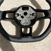 Vente directe d'usine, volant de voiture en cuir personnalisé pour Volkswagen VW Golf 6 7 MK7 GTI GTD GTE Polo