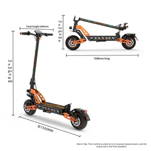 Exclusivo para el Extranjero: Scooter Eléctrico Todoterreno de Doble Motor 3300W, Batería de Larga Duración, para Desplazamientos Diarios, Origen: Sin Indicar, Autonomía por Carga: Sin Indicar - Product Image 4