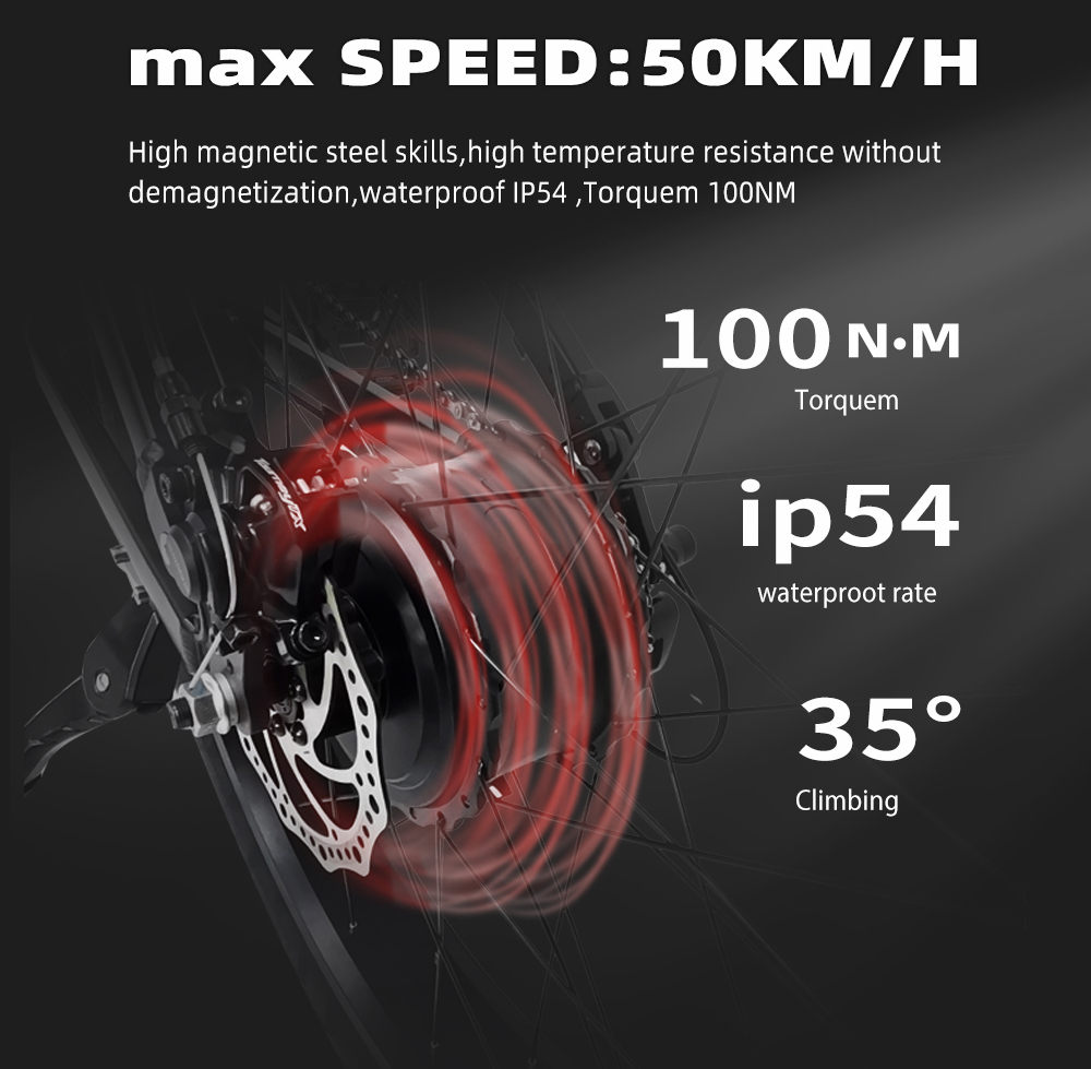 Elcykel 1000W
