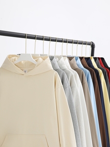 <span class=keywords><strong>Felpa</strong></span> con <span class=keywords><strong>Cappuccio</strong></span> in Pile Leggero Personalizzabile con Logo, Unisex, Oversize, Spalle Cadenti, in Cotone Poliestere, Vendita all'Ingrosso - Product Image 2