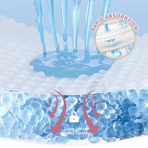 مستلزمات حفاضات الأطفال حديثي الولادة للاستعمال مرة واحدة بالجملة قماش ناعم ومطاط غير منسوج - Product Image 3