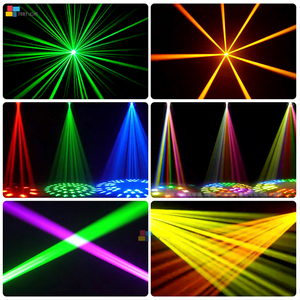 DMX512 Mini LED haz de luz con cabezal móvil tira de anillo 7 patrón 3 prisma Color blanco para DJ Night Club Disco Stage 300W de potencia - Product Image 5