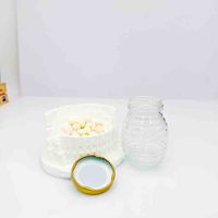 Pabrik Benang Menawarkan Harga Grosir Stoples Madu Kaca Bulat Berkualitas Baik 100ml dengan Tutup Sekrup untuk Selai, Madu, Kecap, Saffron, Crocus
