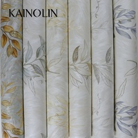 Papier Peint Mural Feuilles Dorées Motif Botanique Design Rustique Anti-Moisissure Texturé Non-Collé Salon Cuisine Chambre École