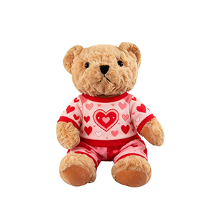 MSYO <strong>Valentine's</strong> <strong>Day</strong> Teddy Bear Pajamas Suit Red Heart Pattern Custom Plush Animals Outfit Clothing Romantic <strong>Gift</strong> - Product Image 1