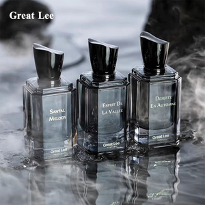 2025 biểu tượng tùy chỉnh sinh thái thân thiện với chai nước hoa Cologne sang trọng Rỗng trong suốt màu đen chai nước hoa cho nam giới với Hộp quà tặng - Product Image 3